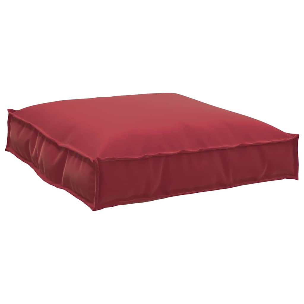 Pallet Cushion for suitable for Seat Wine Red 70 x 70 x 12 cm